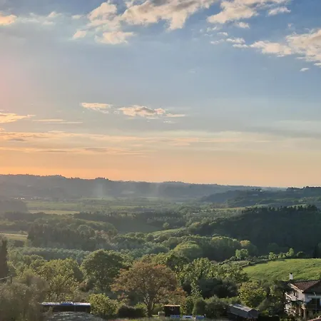 Country With View Of The Tuscany Hills Peccioli